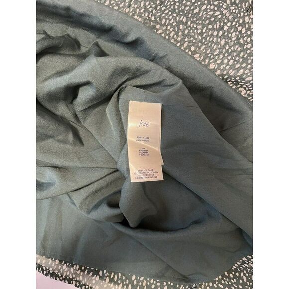 Joie Limited Edition Green Arctic Animal Spot Balloon Sleeve Dress LARGE NEW - Picture 11 of 11